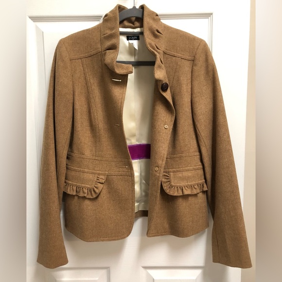 JCrew Factory Women’s Wool Blazer, Size 10 - Picture 2 of 4